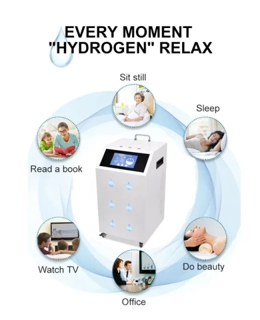 Máquina de respiración de hidrógeno de alto flujo 3000ML-4200ML, la mejor máquina de inhalación de hidrógeno molecular H2