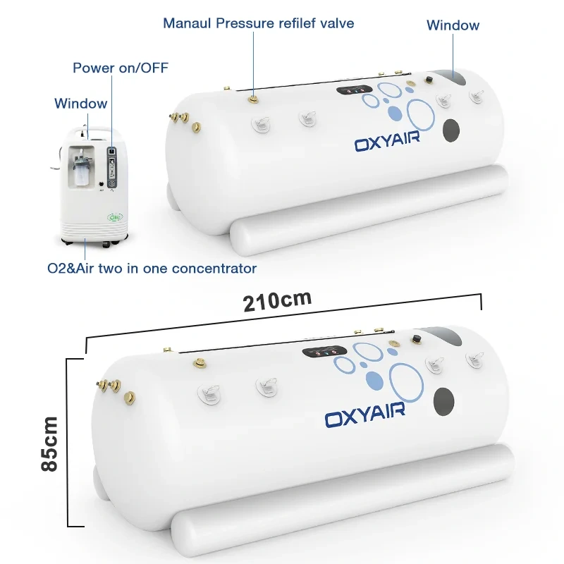 Best Soft Lying 1.5ATA Hyperbaric Oxygen Chamber - with Optional Air Cooler