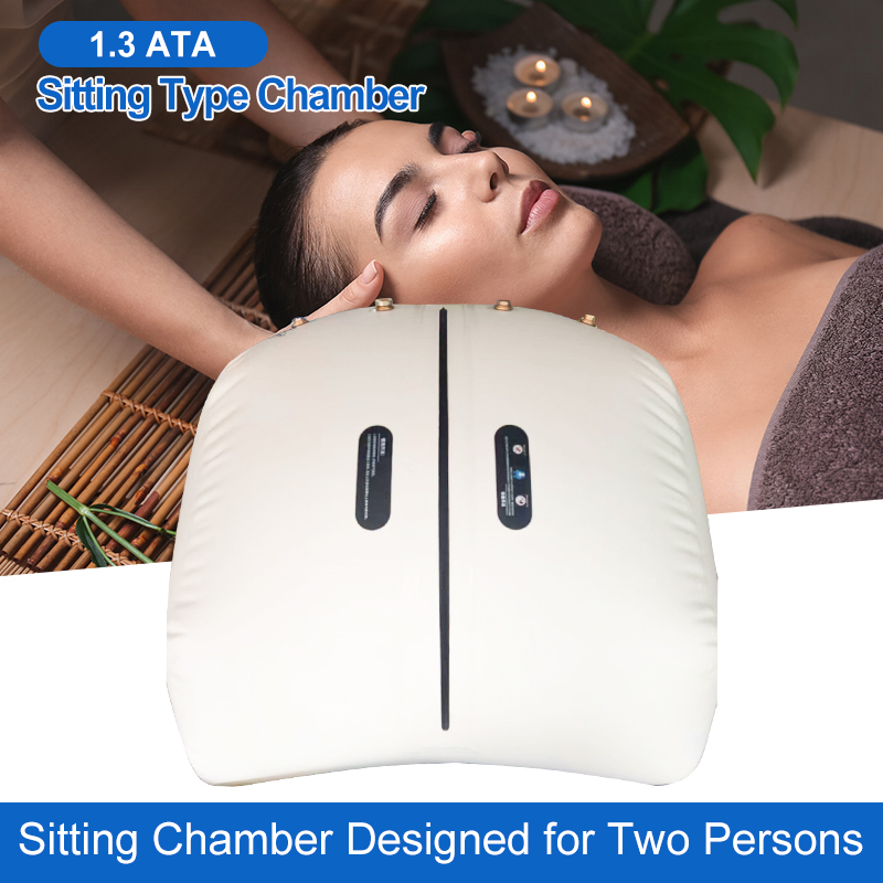 2 Person Use Antiaging Hyperbaric Chamber Sitting Portable Hyperbaric Oxygen Beauty Therapy Chamber for Salon