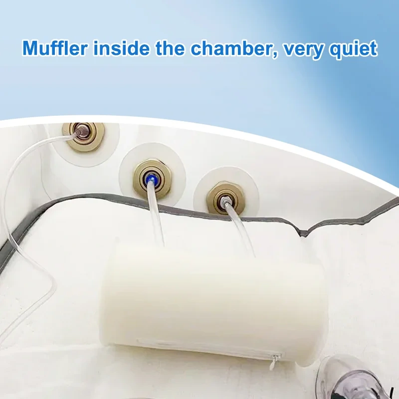 2 Persons Home O2 Hyperbaric Oxygen Therapy Soft Standing Hyperbaric Chamber For Healing
