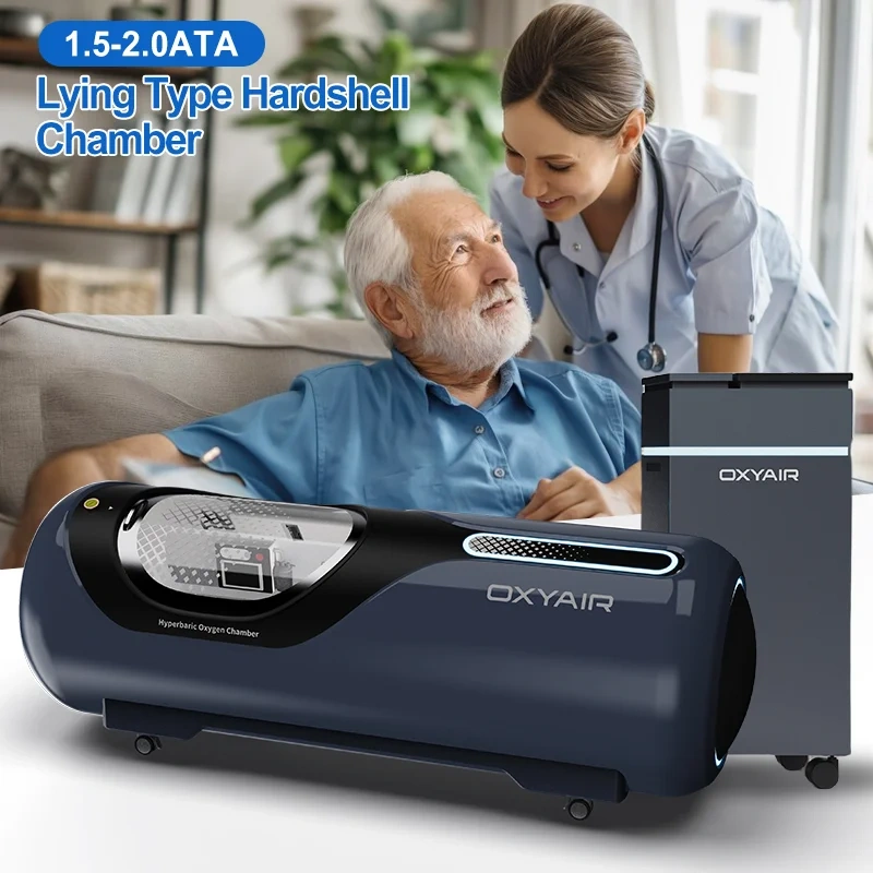 34''D 1.5-2.0 ATA High Quality Wellness Home Hyperbaric System Hard Shell Hyperbaric HBOT Therapy Chamber