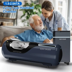 1,5-2,0 ATA alta calidad Fitness/bienestar sistema hiperbárico comercial carcasa dura cámara de terapia hiperbárica TOHB