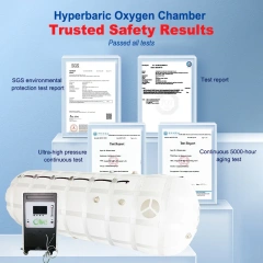 34"D 2.0 ATA Portable Hyperbaric Chamber For Athletes Lying Type Soft Home Oxygen Chamber