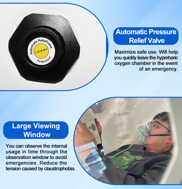 32"D Hyperbaric Oxygen Therapy For Athletes Portable Hyperbaric Oxygen Chamber With Cabin Jacket