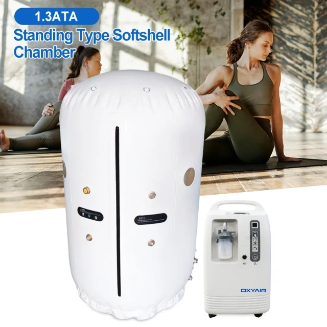 Personal Monoplace Chambers Mild Portable Standing Pressurized Chamber Soft Hyperbaric Chamber for Healing
