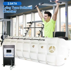 34"D 2.0 ATA Portable Hyperbaric Chamber For Athletes Lying Type Soft Home Oxygen Chamber
