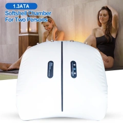 2 Person Use Antiaging Hyperbaric Chamber Sitting Portable Hyperbaric Oxygen Beauty Therapy Chamber for Salon
