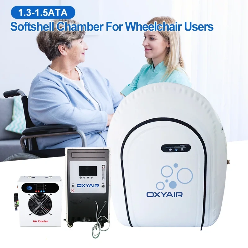Wheelchair HBOT System Hyperbaric Oxygen Chamber Portable Wheelchair Sitting Oxygen Chamber