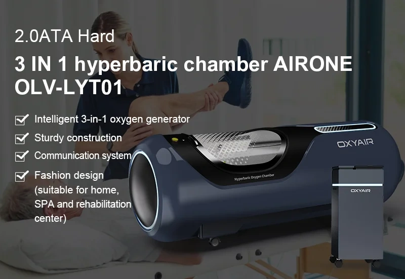 34"D 1.3-2.0 ATA Rec Center/ Leisure Centre Hyperbaric Oxygen Therapy Hyperbaric System Hard Shell Hyperbaric HBOT Chamber