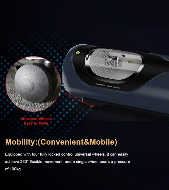 2.0 ATA Fitness/ Wellness Athletes Hard Shell HBOT Therapy Chamber