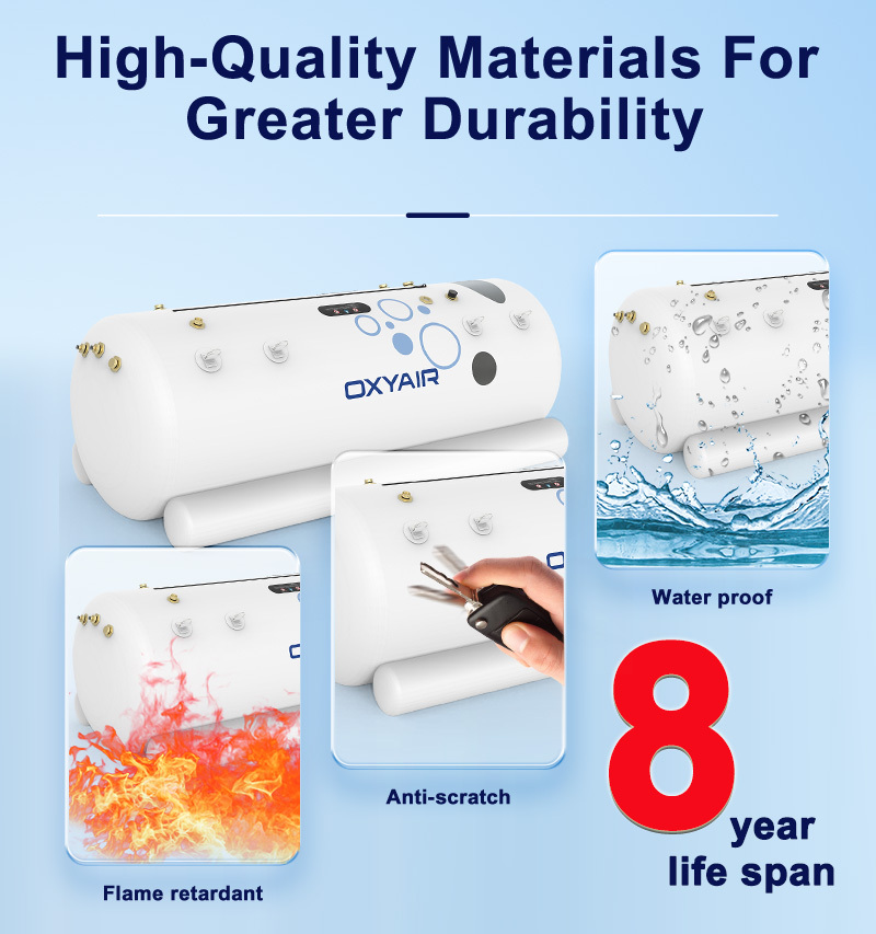 36" 1.5ATA Soft Shell Hyperbaric Chamber | Professional Home & Sports Recovery Solution