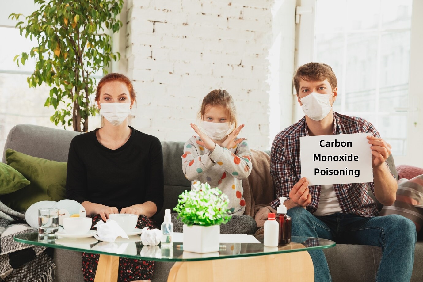 A family is  refuse carbon monoxide poisoning