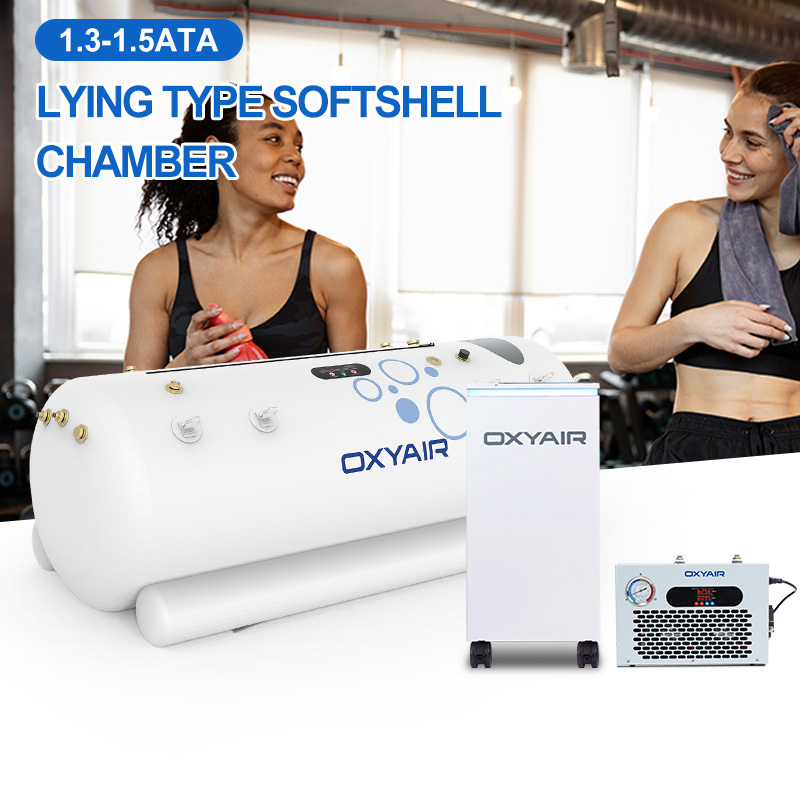 34"D 1.5ATA Best Commercial Soft Lying Hyperbaric Oxygen Chamber - with Optional Air Cooler