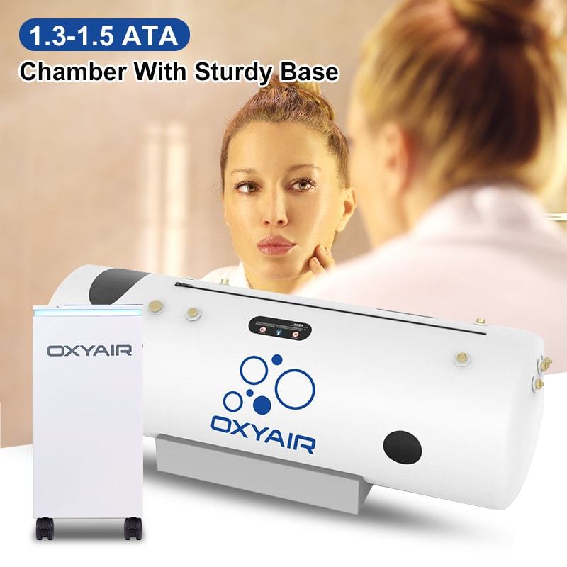 34" 1.5 ATA Soft Shell Hyperbaric Chamber for Spas & Home Wellness | OxyAir