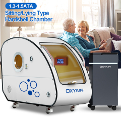 1.3-1.5ATA Hyperbaric Oxygen Chamber Hard Shell Sitting HBOT Chamber