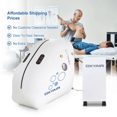 Sistema hiperbárico portátil 1.5ATA Cámara hiperbárica sentada compacta y suave para centros de bienestar/rehabilitación con enfriador de aire opcional