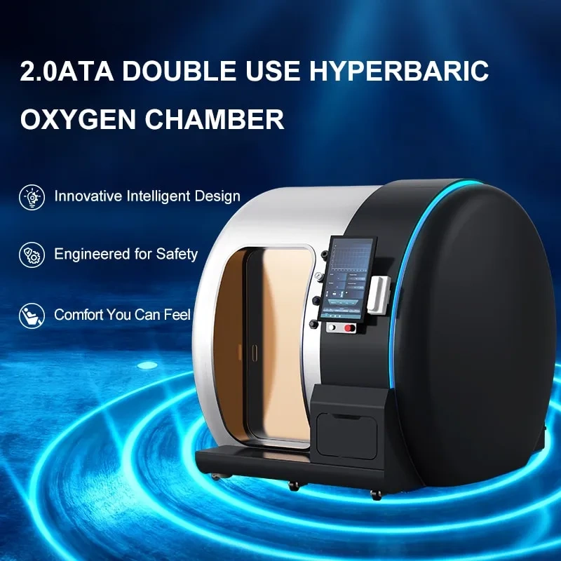 2.0ATA Dual-Person Hard Shell Sitting Type Hyperbaric Oxygen Chamber For Healthcare