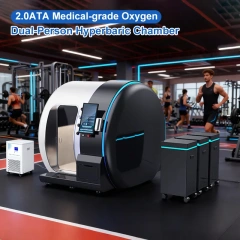 2.0ATA Dual-Person Hard Shell Sitting Type Hyperbaric Oxygen Chamber For Sports Recovery