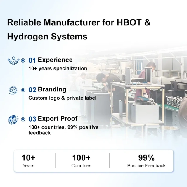 Máquina de inhalación de gas hidrógeno para uso comercial y clínico Generador de hidrógeno molecular al por mayor
