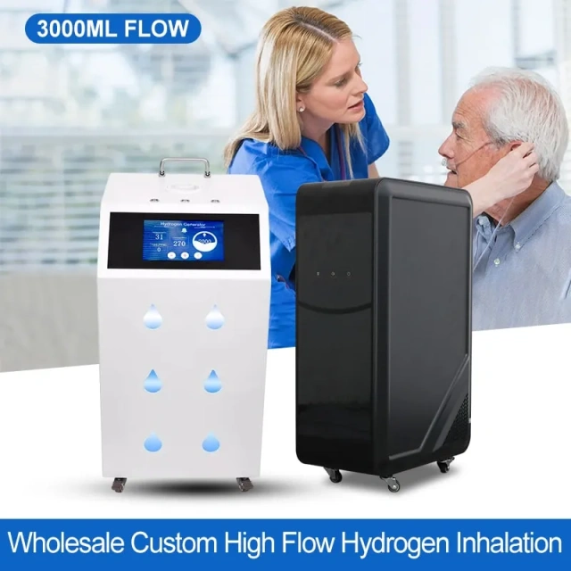 High Flow Best Hydrogen Inhalation Machine Portable 3000ml/4200ml H2 Inhalation Machine
