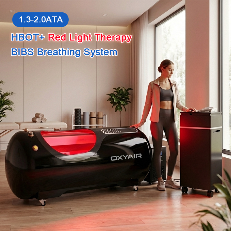 36″D OXYAIR 2.0 ATA Hard Shell Red Light Hyperbaric Chamber