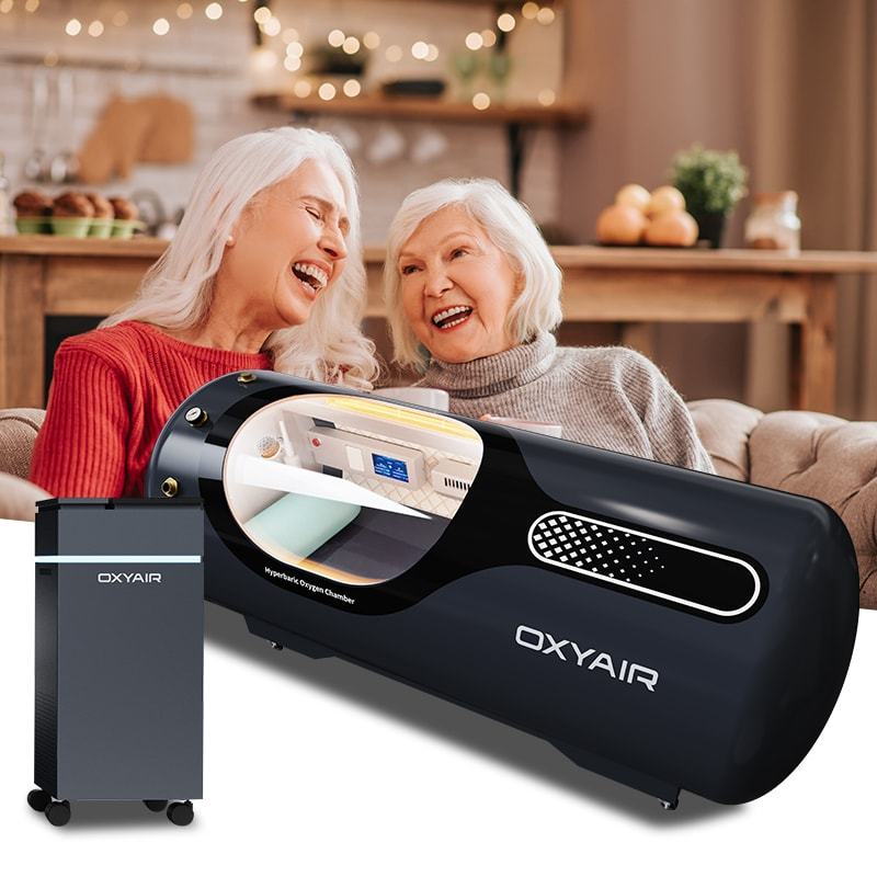 36″D OXYAIR 2.0 ATA Hard Shell Red Light Hyperbaric Chamber