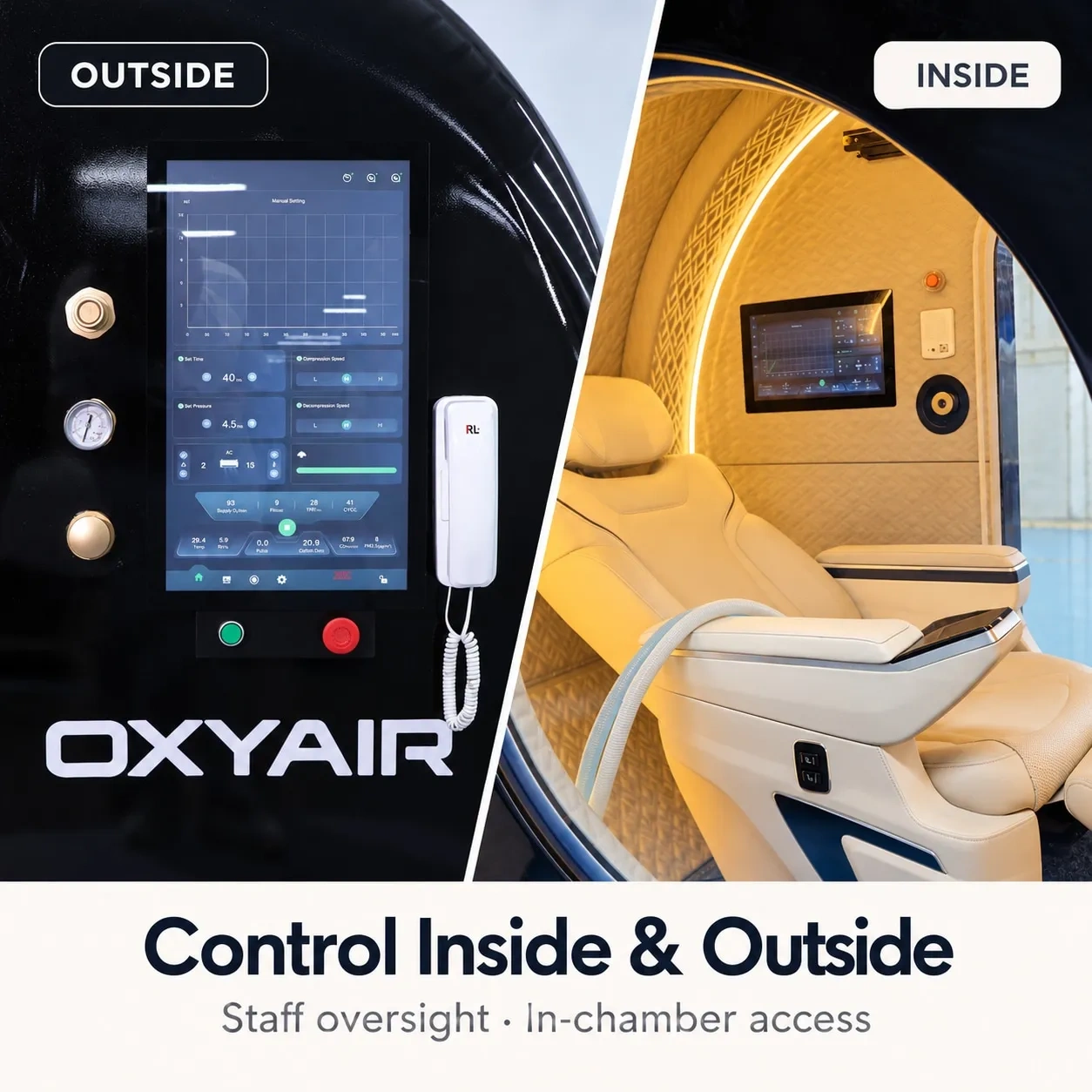 OXYAIR 2.0 ATA Sitting Hyperbaric Chamber | OLV-YZD01