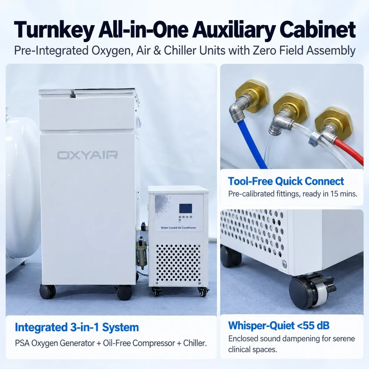 2.0 ATA Single-Person Hard Shell Hyperbaric Chamber for Commercial Use