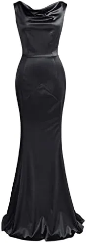 Women's 30s Brief Elegant Mermaid Sleeveless Gowns Formal Evening Dress Women's 30s Brief Elegant Mermaid Sleeveless Gowns Formal Evening Dress
