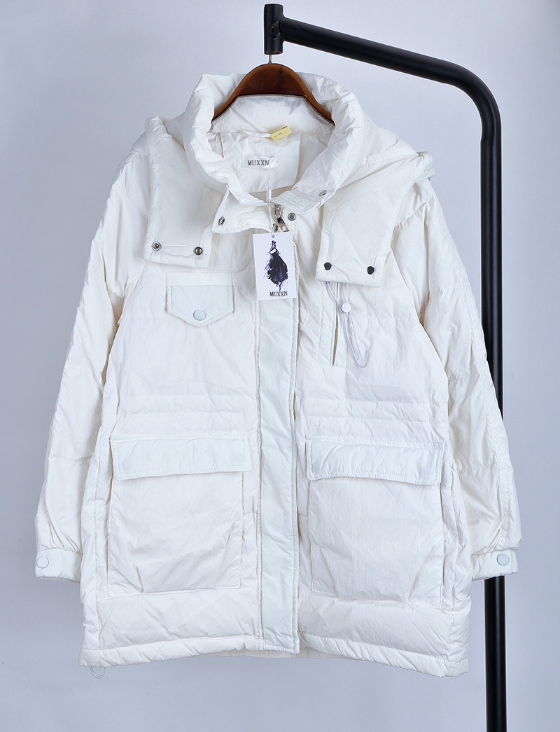 MUXXN Women's Down Jacket Water Resistant Warm Winter Parka Long Puffer Coat
