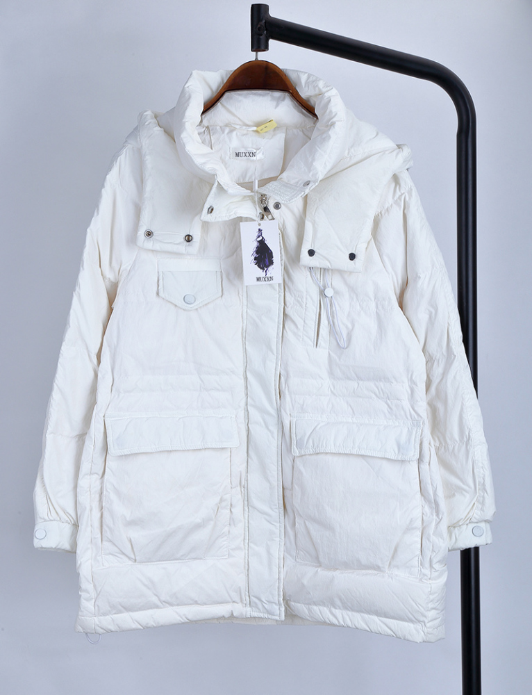 MUXXN Women's Down Jacket Water Resistant Warm Winter Parka Long Puffer Coat