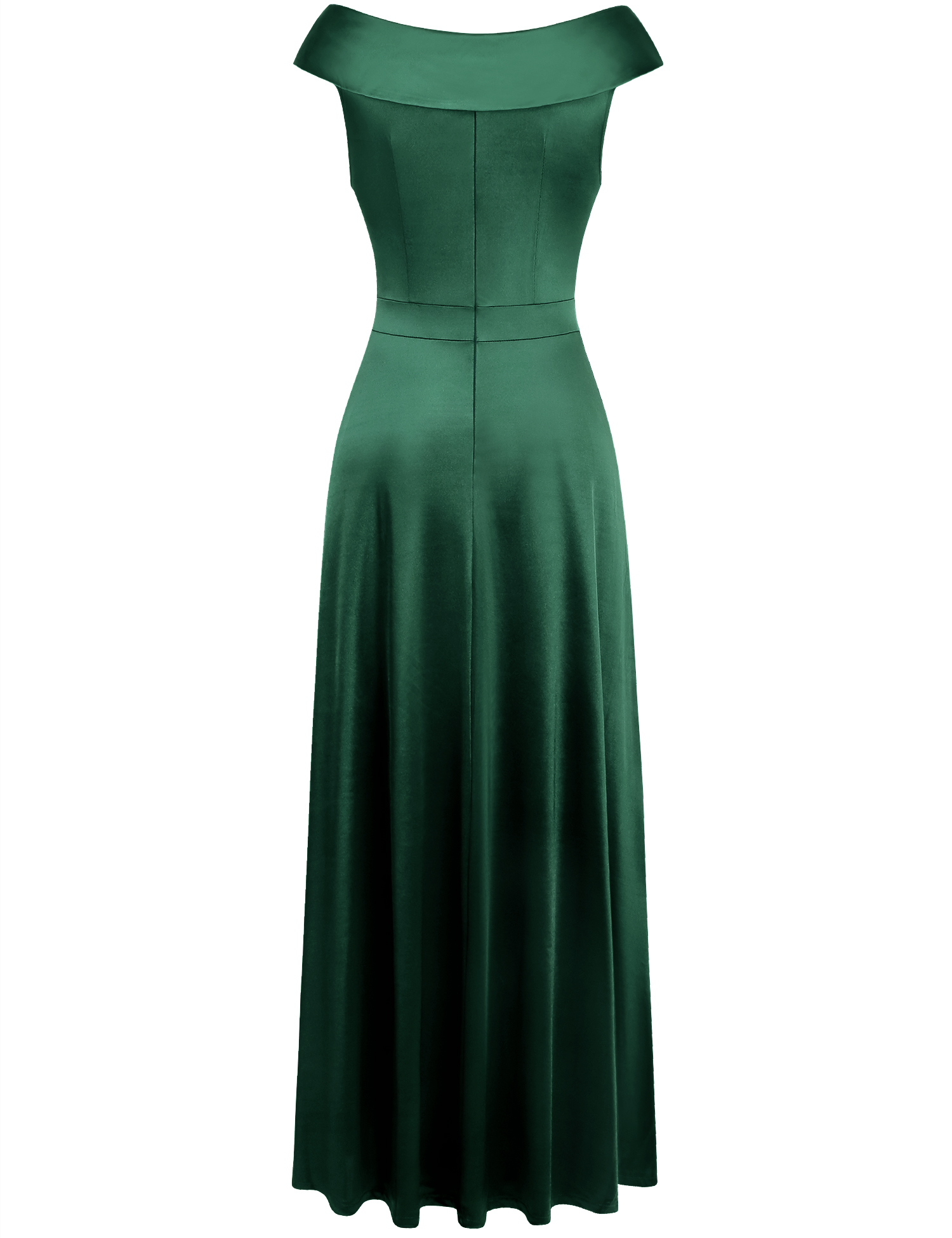 MUXXN Ladies Elegant Sweetheart Neckline Ankle Length Formal Anniversary Maxi Dress