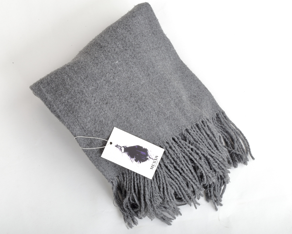 MUXXN Womens Pure Elegant Wrap Knit Scarfs