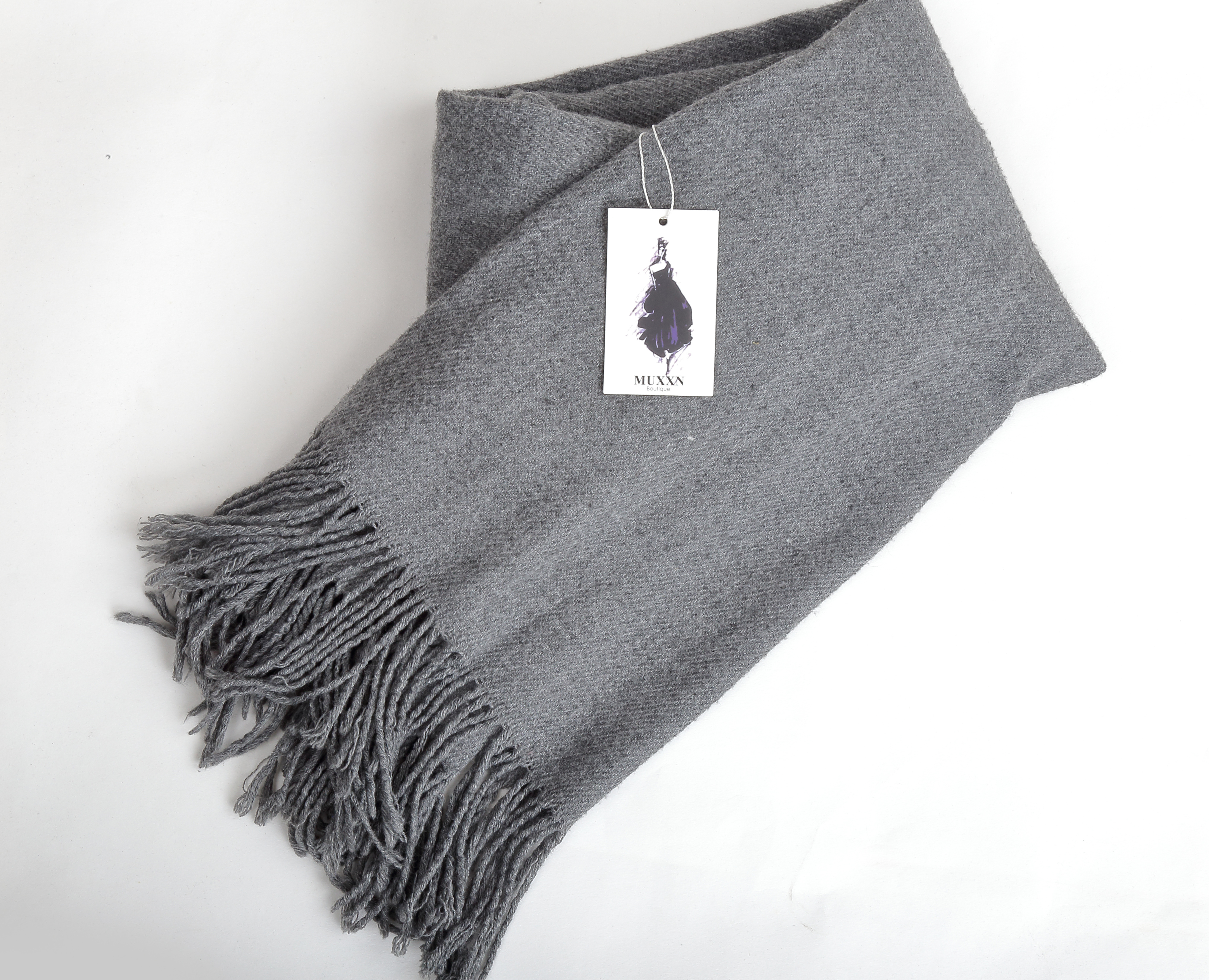 MUXXN Womens Pure Elegant Wrap Knit Scarfs