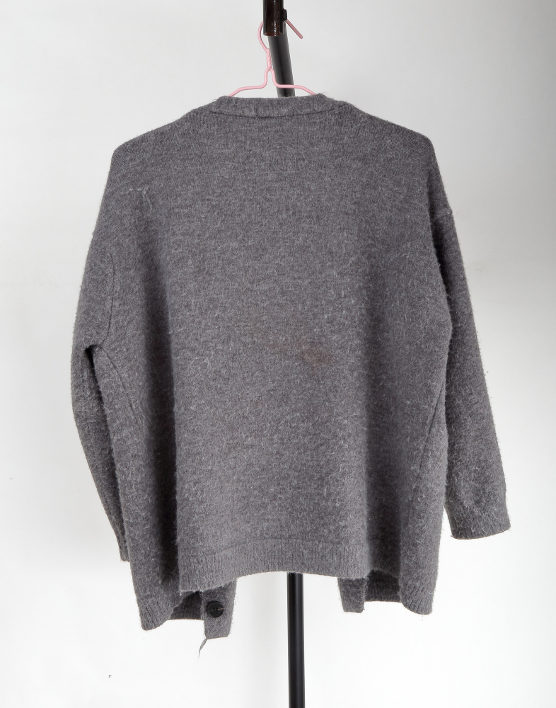 MUXXN Womens Classic Casual Coat Scoop Collar Open Front Wool Knitted Jacket