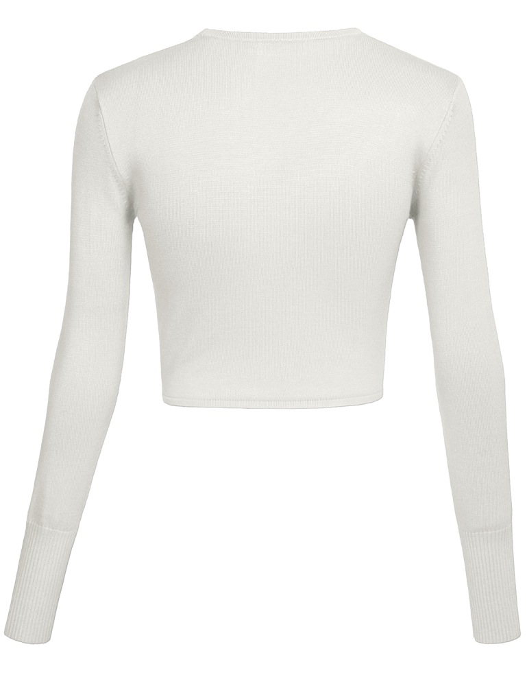 MUXXN Women's Bolero Shrug Longsleeve Knit Cardigan