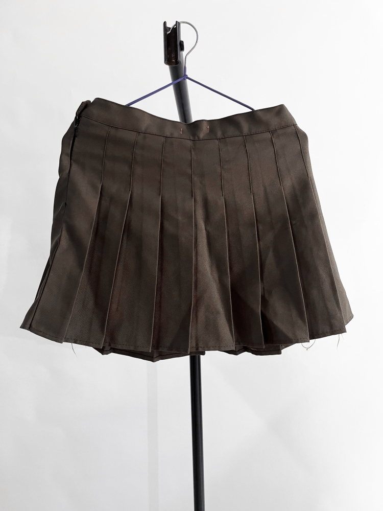 MUXXN Womens Borwn Short Skirt Casual Cute Fashion Short Skirts