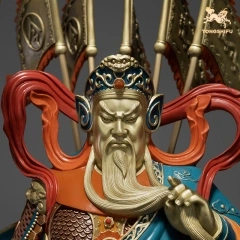 GUAN YU SURROUNDED BY NINE DRAGONS