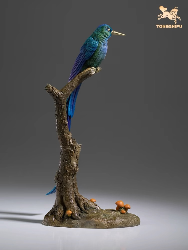 PURPLE LONG-TAILED HUMMINGBIRD