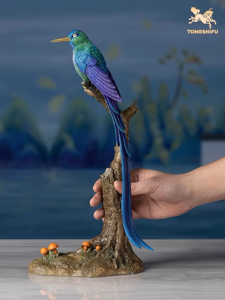 PURPLE LONG-TAILED HUMMINGBIRD