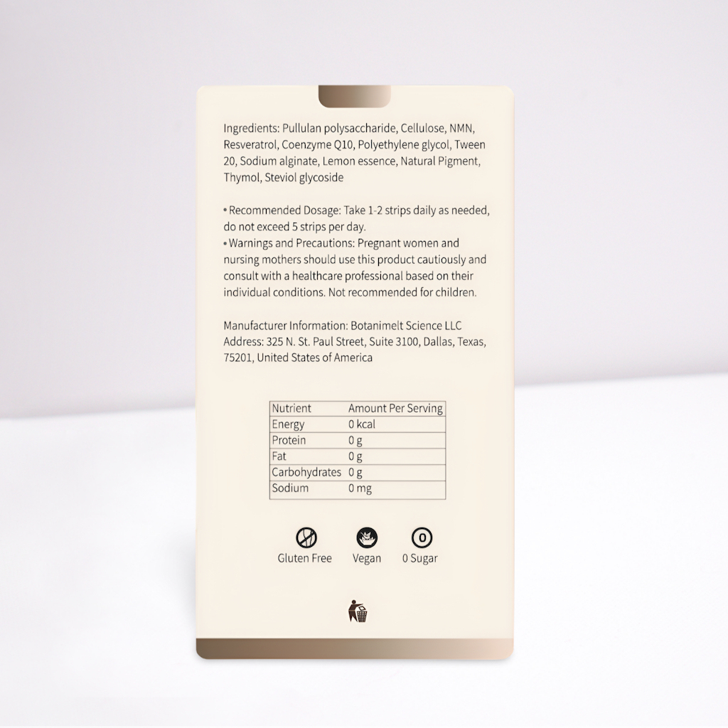 Anti-Aging Oral Thin Strips