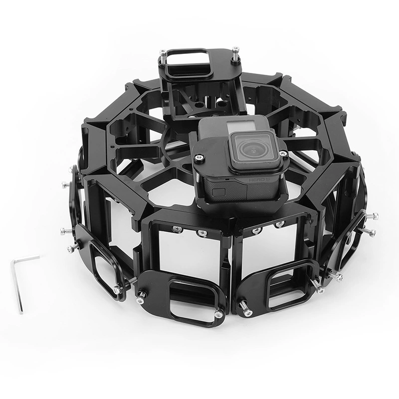 PG5-12 360VR Panoramic Rig For GoPro Hero5/6