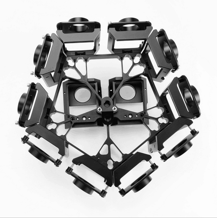 PGY-12 3D 360VR Panoramic Rig For YI 4K action camera