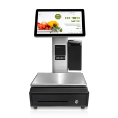 Supermarkt-All-in-One-Kassensystem-Ticketetikett scalSupermarket All-in-One-Kassensystem-Ticketetikett Scalee