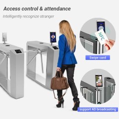 Face Recognition Access Control Wing Turnstile Retractable Turnstile Turboo Tripod Turnstile