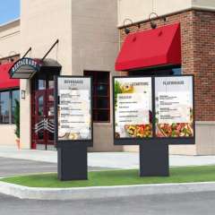 Outdoor Lcd Digital Menu Drive-Thru Kiosk