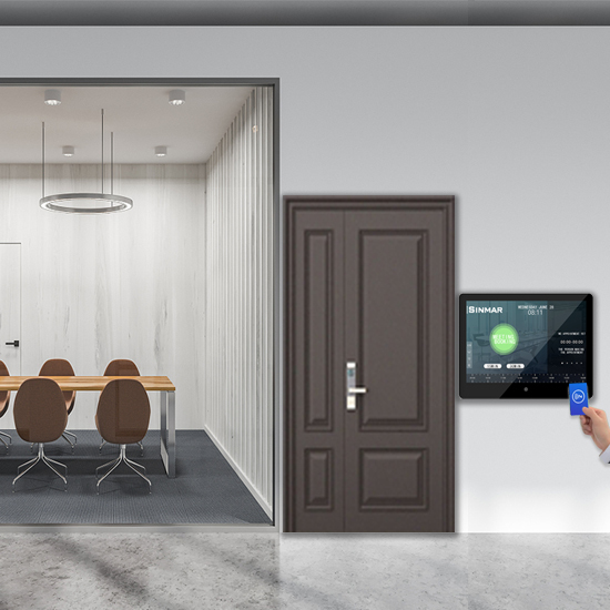 10 Inch Wall Mounting Lighted Nfc/Rfid POE Meeting Room Tablet Conference Booking tablet