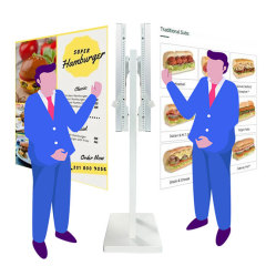 Dual Screen Self Service Ordering Ticket Printing Kiosk