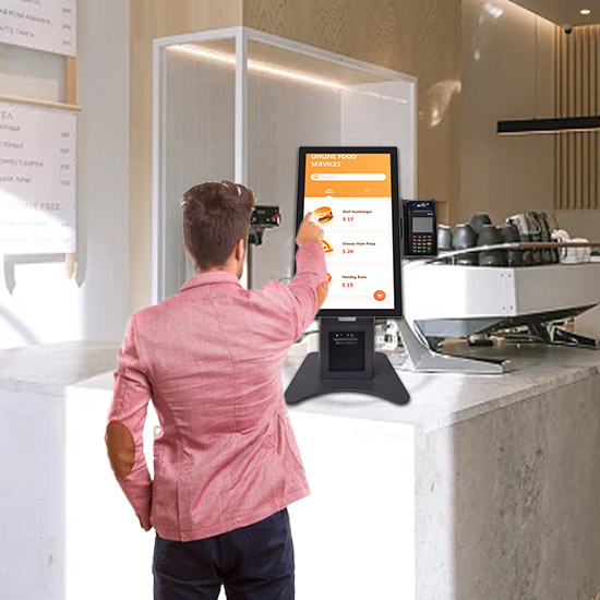 15.6 inch desktop self-service order payment kiosk