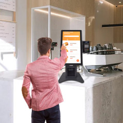 15.6 inch desktop self-service order payment kiosk